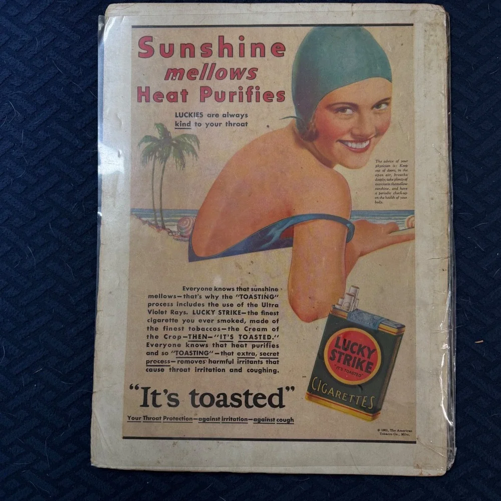 Vintage‎ Motion Picture Magazine April 1931 Marlene Dietrich Cover Marland Stone